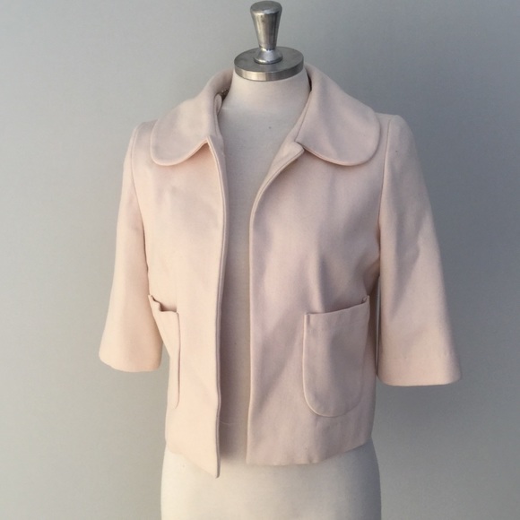 Tulle Jackets & Blazers - Tulle by Anthropology Blush Pink Jacket Size Small